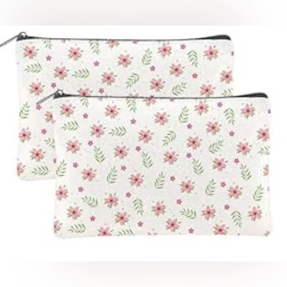 Floral Print Canvas Bag